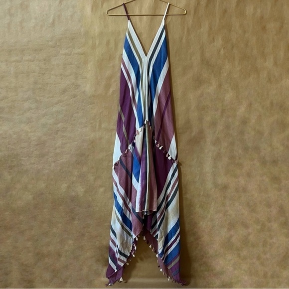 Anthropologie Dresses & Skirts - Anthropologie | NWT Aratta Aster Purple Maxi Dress Violet Stripe Tassel Size S